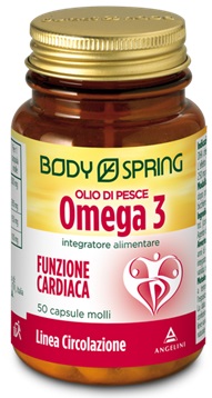 BODY SPRING OLIO DI PESCE OMEGA 3 50 CAPSULE - Farmastop