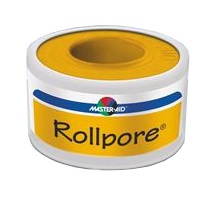 CEROTTO IN ROCCHETTO MASTER-AID ROLLPORE TESSUTO NON TESSUTO 5X1,25 - Farmastop