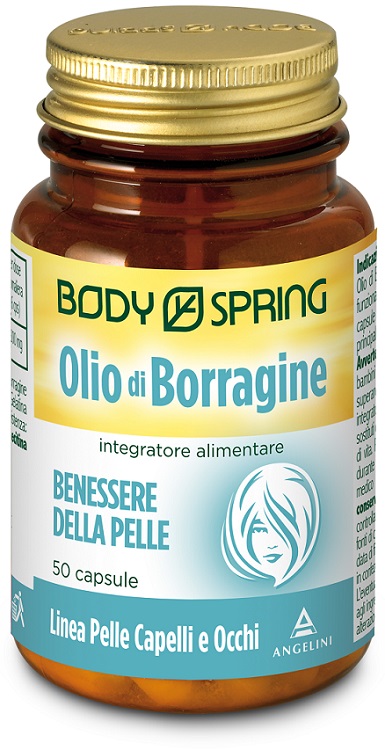 BODY SPRING OLIO DI BORRAGINE 50 CAPSULE MOLLI - Farmastop