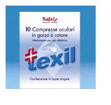 PRONTEX GARZA COMPRESSA OCULARE NON ADESIVA COTONE 10 PEZZI - Farmastop