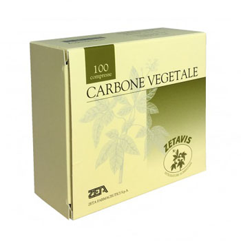 ZETAVIS CARBONE VEGETALE 100 COMPRESSE - Farmastop