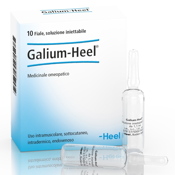 HEEL GALIUM 10 FIALE DA 1,1 ML L'UNA - Farmastop