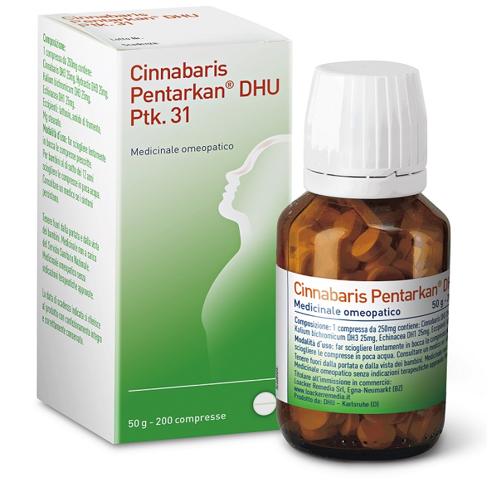 CINNABARIS 31 PTK 200 COMPRESSE 50 G - Farmastop
