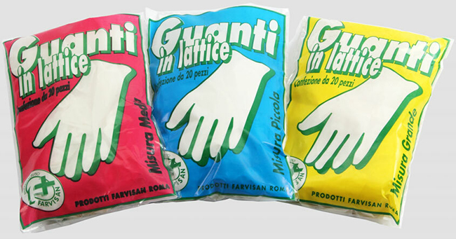 GUANTO IN LATTICE MISURA GRANDE 20 PEZZI - Farmastop