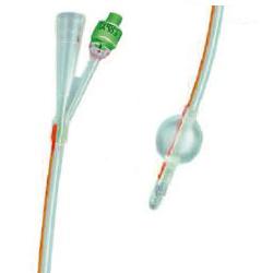 CATETERE FOLEY IN SILICONE TRASPARENTE A 2 VIE CON PALLONCINO 5-10ML DIAMETRO CH20 6,66MM LUNGHEZZA 40CM - Farmastop