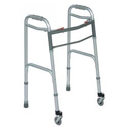 DEAMBULATORE CON RUOTE PIROETTANTI - Farmastop