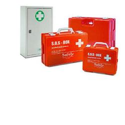 CASSETTA PRONTO SOCCORSO VUOTA METALLICA 46X30X14 - Farmastop