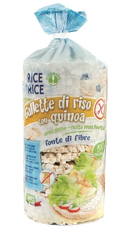 RICE&RICE GALLETTE DI RISO CON QUINOA 100 G SENZA LIEVITO - Farmastop