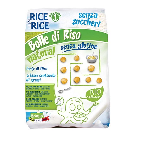 RICE&RICE BOLLE DI RISO AL NATURALE 150 G SENZA LIEVITO - Farmastop