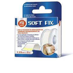 CEROTTO IN ROCCHETTO PIC SOFT FIX TESSUTO NON TESSUTO 2,5X500 CM CON FUSTELLA - Farmastop
