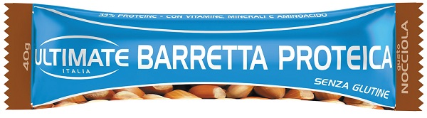 ULTIMATE BARRETTA PROTEICA NOCCIOLA 40 G 1 PEZZO - Farmastop
