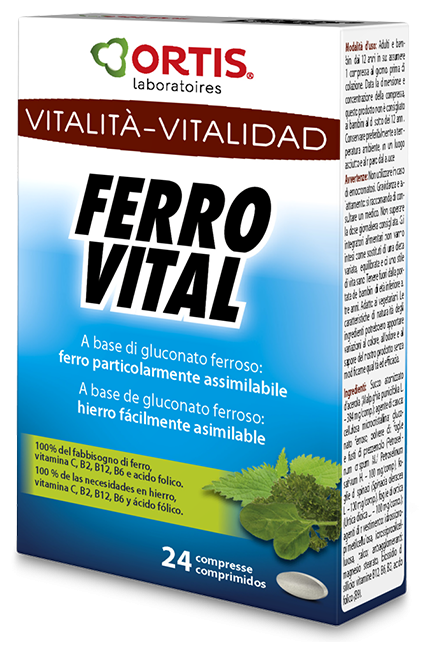 FERRO VITAL PLUS 24 COMPRESSE - Farmastop