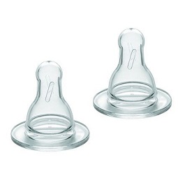 TETTARELLA SLOW FLUSSO LENTO IN SILICONE 2 PEZZI - Farmastop