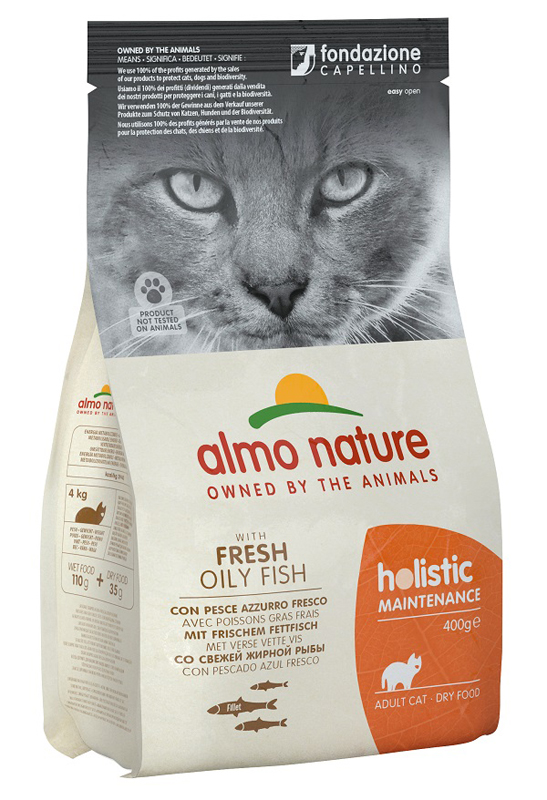 HOLISTIC CAT PESCE AZZURRO/RISO 2 KG - Farmastop