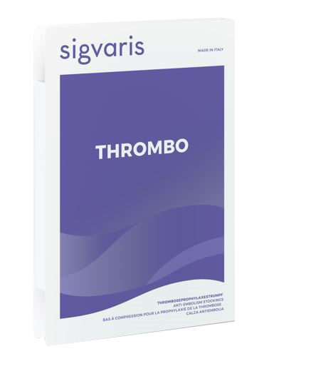 SIGVARIS THROMBO COSCIA LUNGA PUNTA APERTA BIANCO M - Farmastop