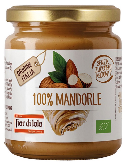 FIOR DI LOTO CREMA 100% DI MANDORLE TOSTATE - Farmastop