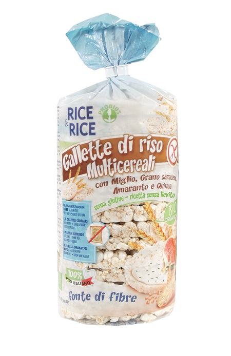 RICE&RICE GALLETTE MULTICEREALI 100 G SENZA LIEVITO - Farmastop