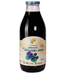 SUCCO PURO MIRTILLI SELVATICI 500 ML - Farmastop