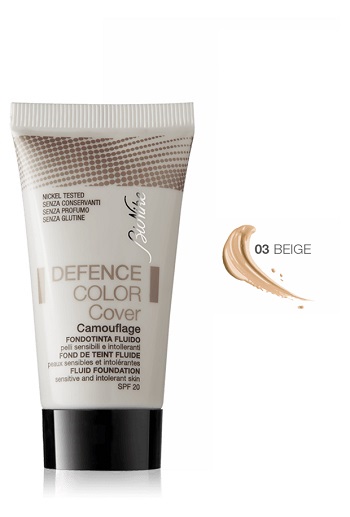 DEFENCE COLOR COVER FONDOTINTA FLUIDO 03 BEIGE 30 ML - Farmastop