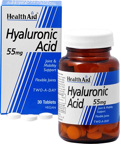 ACIDO IALURONICO HYALURONIC ACID 55MG 30 COMPRESSE - Farmastop