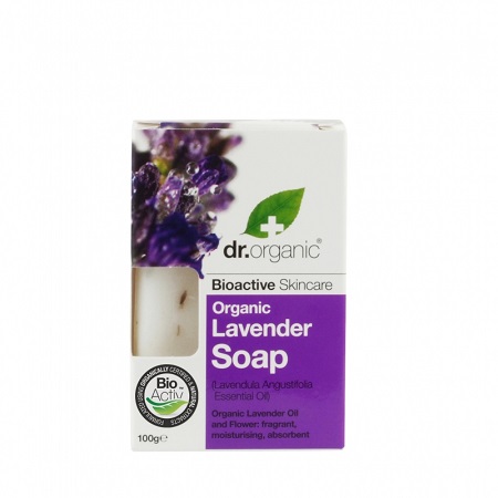 DR ORGANIC LAVENDER LAVANDA SOAP SAPONETTA 100 G - Farmastop