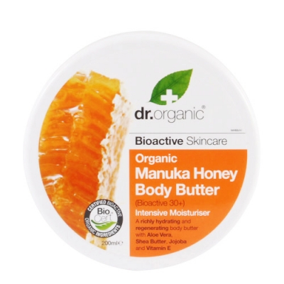 DR ORGANIC MANUKA HONEY MIELE DI MANUKA BODY BUTTER BURRO CORPO 200 ML - Farmastop