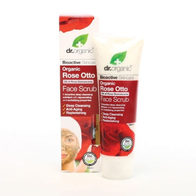 DR ORGANIC ROSE OTTO ROSA FACE SCRUB SCRUB VISO 125 ML - Farmastop