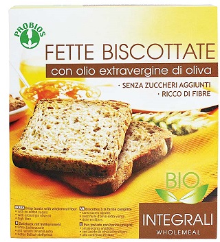 FETTE BISCOTTATE INTEGRALI SENZA ZUCCHERO 270 G - Farmastop