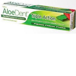 ALOEDENT DENTIFRICIO TRIPLA AZIONE CON ALOE VERA E COENZIMA Q10 100 ML - Farmastop