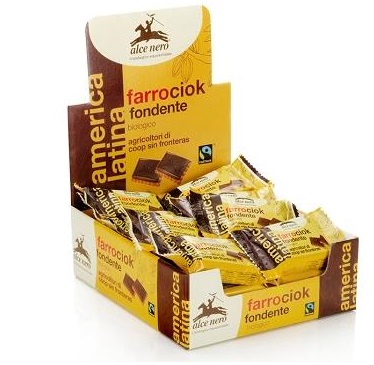 BISCOTTO DI FARRO E CIOCCOLATO FONDENTE BIO FAIRTRADE 28 G - Farmastop