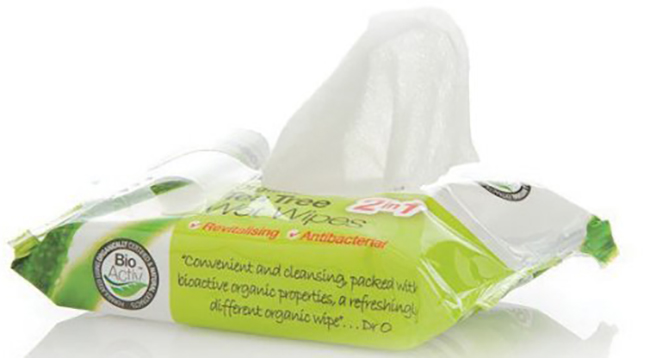 DR ORGANIC TEA TREE WET WIPES SALVIETTINE UMIDIFICATE 20 PEZZI - Farmastop
