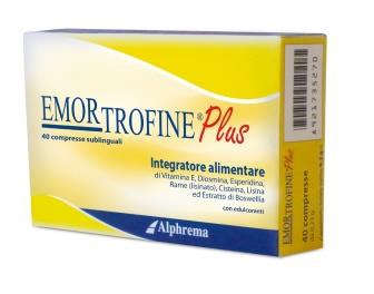 EMORTROFINE PLUS 40 COMPRESSE SUBLINGUALI - Farmastop