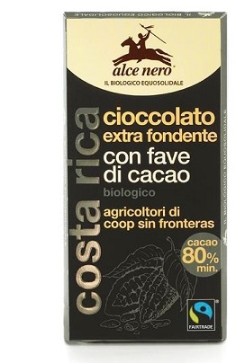 TAVOLETTA CIOCCOLATO EXTRAFONDENTE BIO CON FAVE DI CACAO BIO FAIRTRADE 100 G - Farmastop