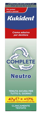 KUKIDENT NEUTRO CREMA ADESIVA DENTIERE 47 G - Farmastop