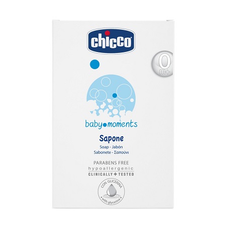 CHICCO COSMETICI BABY MOMENTS SAPONETTA 100 G - Farmastop