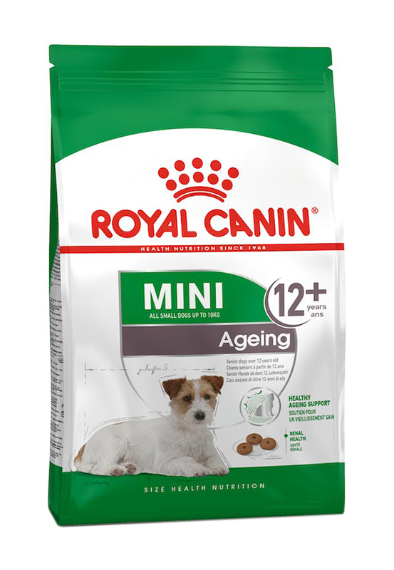 SIZE HEALTH NUTRITION MINI AGEING 12+ 1,5 KG - Farmastop