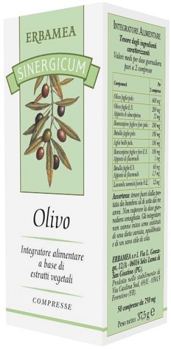 SINERGICUM OLIVO 50 COMPRESSE - Farmastop
