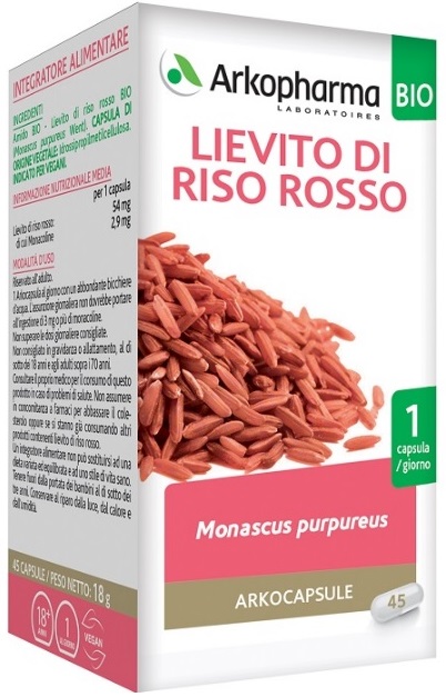 ARKO CAPSULE LIEV RISO ROSSO 45 CAPSULE - Farmastop