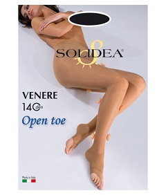 VENERE 140 OPEN TOE COLLANT NERO 3-ML - Farmastop