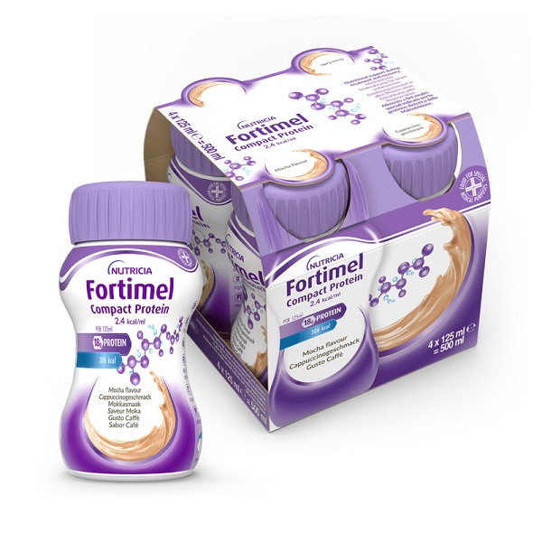FORTIMEL COMPACT PROTEIN CAFFE' 4 X 125 ML - Farmastop