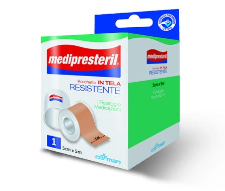 CEROTTO IN ROCCHETTO IN TELA MEDIPRESTERIL MISURA 5X500CM - Farmastop