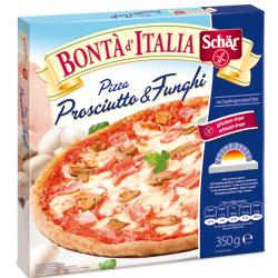 SCHAR SURGELATI PIZZA PROSCIUTTO E FUNGHI BONTA' D'ITALIA 350 G - Farmastop