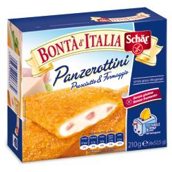 SCHAR SURGELATI PANZEROTTINI PROSCIUTTO & FORMAGGIO BONTA' D'ITALIA 4 X 52,5 G - Farmastop