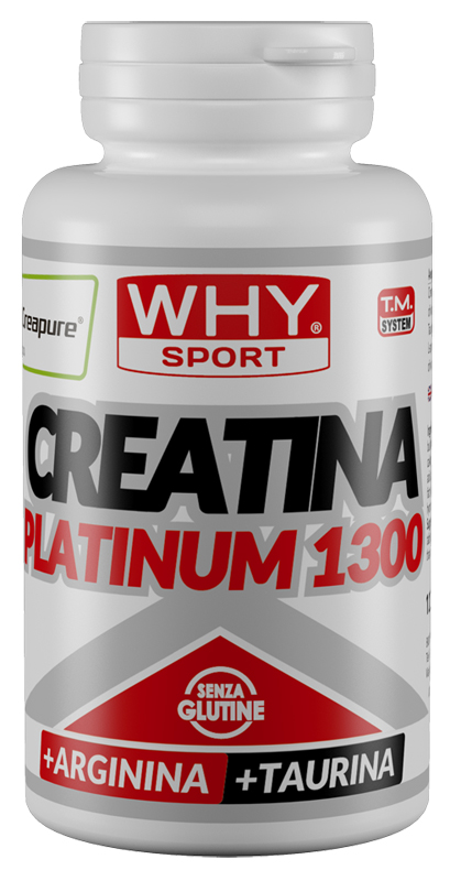 WHYSPORT CREATINA PLATINUM 1300 120 COMPRESSE - Farmastop