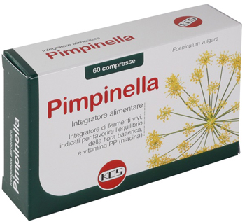 PIMPINELLA INTEGRATORE ALIMENTARE PER APPARATO DIGERENTE 60 COMPRESSE SCATOLA 48 G - Farmastop