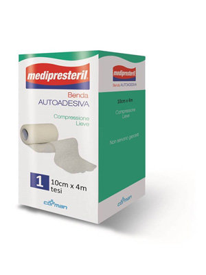 BENDA ADESIVA MEDIPRESTERIL 10X400CM - Farmastop