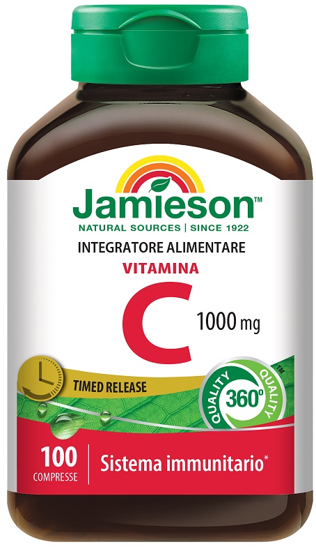 JAMIESON VITAMINA C 1000 TIMED RELEASE 100 COMPRESSE BARATTOG - Farmastop