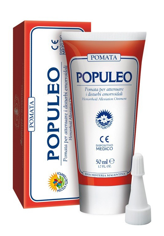 POPULEO POMATA EMORROIDI 50 ML - Farmastop