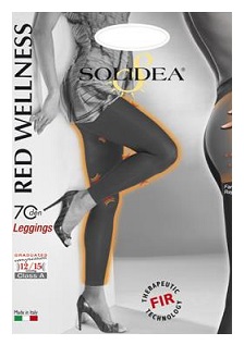 RED WELLNESS 70 LEGGINS NERO 4L - Farmastop