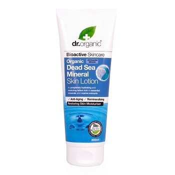 DR ORGANIC DEAD SEA MINERALS SALI MAR MORTO SKIN LOTION LOZIONE CORPO 200 ML - Farmastop